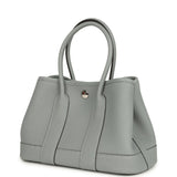 Hermes Garden Party Neo 23 Gris Pantin Negonda Palladium Hardware