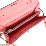 Hermes Kelly Wallet To Go Rose Confetti Epsom Palladium Hardware