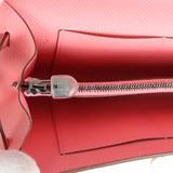 Hermes Kelly Wallet To Go Rose Confetti Epsom Palladium Hardware