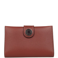 Hermes R.M.S Card Holder Rouge H Evercolor Lacquered Palladium Hardware