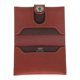 Hermes R.M.S Card Holder Rouge H Evercolor Lacquered Palladium Hardware
