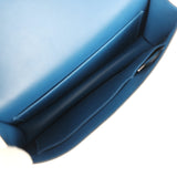 Hermes Constance Elan Deep Blue Chevre Chamkila Gold Hardware