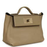 Hermes Mini 24/24 Beige Marfa Verso Evercolor and Swift Permabrass Hardware - Thumbnail View 2