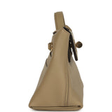 Hermes Mini 24/24 Beige Marfa Verso Evercolor and Swift Permabrass Hardware - Thumbnail View 3