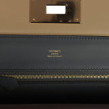 Hermes Mini 24/24 Beige Marfa Verso Evercolor and Swift Permabrass Hardware - Thumbnail View 7
