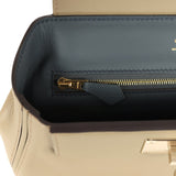Hermes Mini 24/24 Beige Marfa Verso Evercolor and Swift Permabrass Hardware - Thumbnail View 9