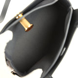 Hermes Tablier Sellier Ardoise Vache Hunter, Swift and Toile Militaire Gold Hardware