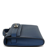 Hermes Kelly Cut Bleu Tie Epsom Palladium Hardware - Thumbnail View 3