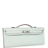 Hermes Kelly Cut Bleu Brume Swift Palladium Hardware