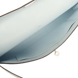 Hermes Kelly Cut Bleu Brume Swift Palladium Hardware