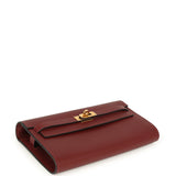 Hermes Kelly Wallet To Go Rouge H Epsom Gold Hardware