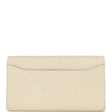 Hermes Constance Wallet To Go Nata Ostrich Gold Hardware