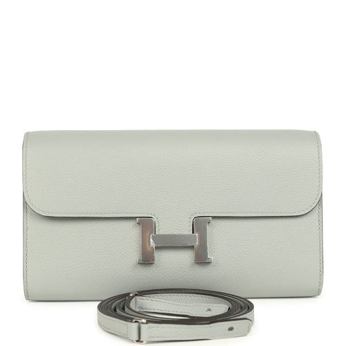 Hermes Constance Wallet To Go Bleu Glacier Evercolor Palladium Hardware