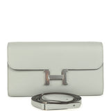 Hermes Constance Wallet To Go Bleu Glacier Evercolor Palladium Hardware