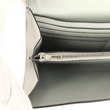 Hermes Constance Wallet To Go Bleu Glacier Evercolor Palladium Hardware