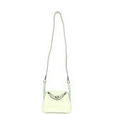 Hermes Mini Lindy Vert Fizz Swift and Matte Alligator Touch Palladium Hardware