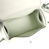 Hermes Mini Lindy Vert Fizz Swift and Matte Alligator Touch Palladium Hardware