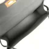 Hermes Kelly Pochette Vert Amande Ostrich Gold Hardware