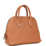 Hermes 1923 Bolide Mini Gold Evercolor Gold Hardware