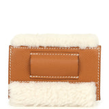 Hermes Kelly Pocket Teddy 18 Belt Gold Epsom and Shearling Gold Hardware