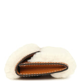 Hermes Kelly Pocket Teddy 18 Belt Gold Epsom and Shearling Gold Hardware