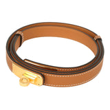 Hermes Kelly Pocket Teddy 18 Belt Gold Epsom and Shearling Gold Hardware