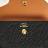Hermes Kelly Pocket Belt 18 Black Epsom Gold Hardware