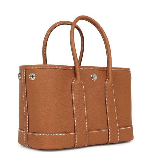 Hermes Garden Party Neo 23 Gold Negonda Palladium Hardware