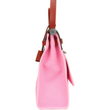 Hermes Herbag Zip PM 31 Bubblegum Pink Officier Canvas and Cuivre Hunter Palladium Hardware - Thumbnail View 3