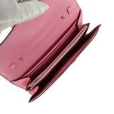 Pre-owned Hermes Constance Wallet To Go Bubblegum Epsom Palladium Hardware