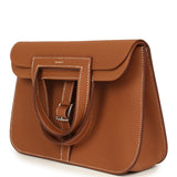 Hermes Halzan 25 Gold Clemence Palladium Hardware - Thumbnail View 5