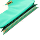 Hermes Kelly Pocket Long Wallet Vert Jade Shiny Alligator Gold Hardware - Thumbnail View 8