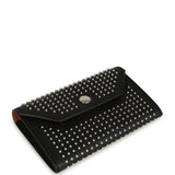 Hermes Kelly Pocket 18 Studded Belt Black Epsom Palladium Hardware