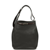 Pre-owned Hermes So Kelly 26 Prunoir Clemence and Ebene Barenia Palladium Hardware - Thumbnail View 6