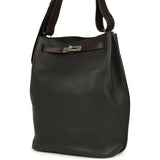 Pre-owned Hermes So Kelly 26 Prunoir Clemence and Ebene Barenia Palladium Hardware - Thumbnail View 4