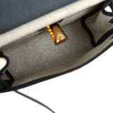 Hermes Herbag Zip 20 Mini Ecru and Black Toile H Canvas and Black Vache Hunter Gold Hardware