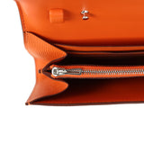 Hermes Constance Wallet To Go Orange Epsom Palladium Hardware