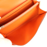 Hermes Constance Wallet To Go Orange Epsom Palladium Hardware