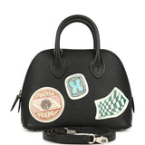Hermes Mini 1923 Pique-Colle Bolide Black Chevre Palladium Hardware