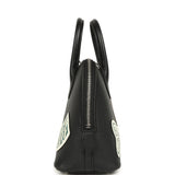 Hermes Mini 1923 Pique-Colle Bolide Black Chevre Palladium Hardware