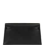 Hermes Kelly Elan "Cheval De Bois" Black and Multi Tadelakt Palladium Hardware