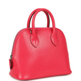 Hermes Mini 1923 Bolide Rose Extreme Chevre Chamkila Palladium Hardware