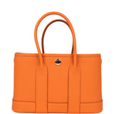 Hermes Garden Party Neo 23 Orange Togo Palladium Hardware
