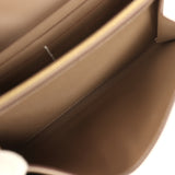Pre-owned Hermes Constance Wallet To Go Etoupe Epsom Gold Hardware