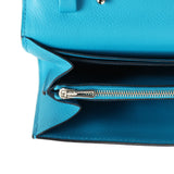 Hermes Constance Wallet To Go Bleu Frida Evercolor Palladium Hardware