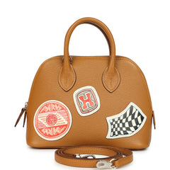 Hermes Mini 1923 Pique-Colle Bolide Sesame Chevre Palladium Hardware