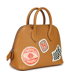 Hermes Mini 1923 Pique-Colle Bolide Sesame Chevre Palladium Hardware