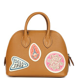 Hermes Mini 1923 Pique-Colle Bolide Sesame Chevre Palladium Hardware