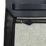 Hermes Herbag Zip PM 31 Black Toile H Berline and Bleu Indigo Hunter Palladium Hardware