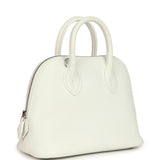 Hermes 1923 Bolide Mini New White Evercolor Palladium Hardware